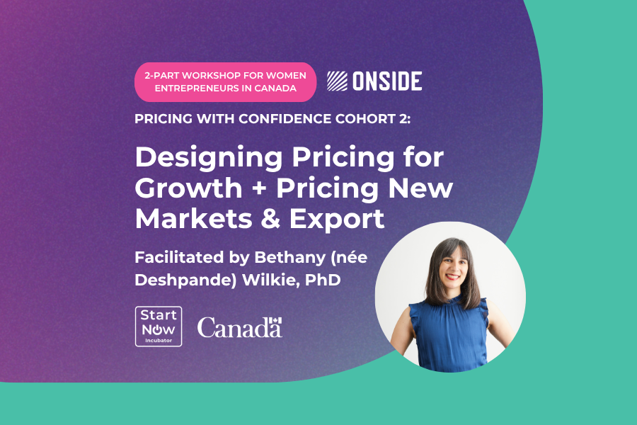 Designing Pricing for Growth + Pricing New Markets & Export