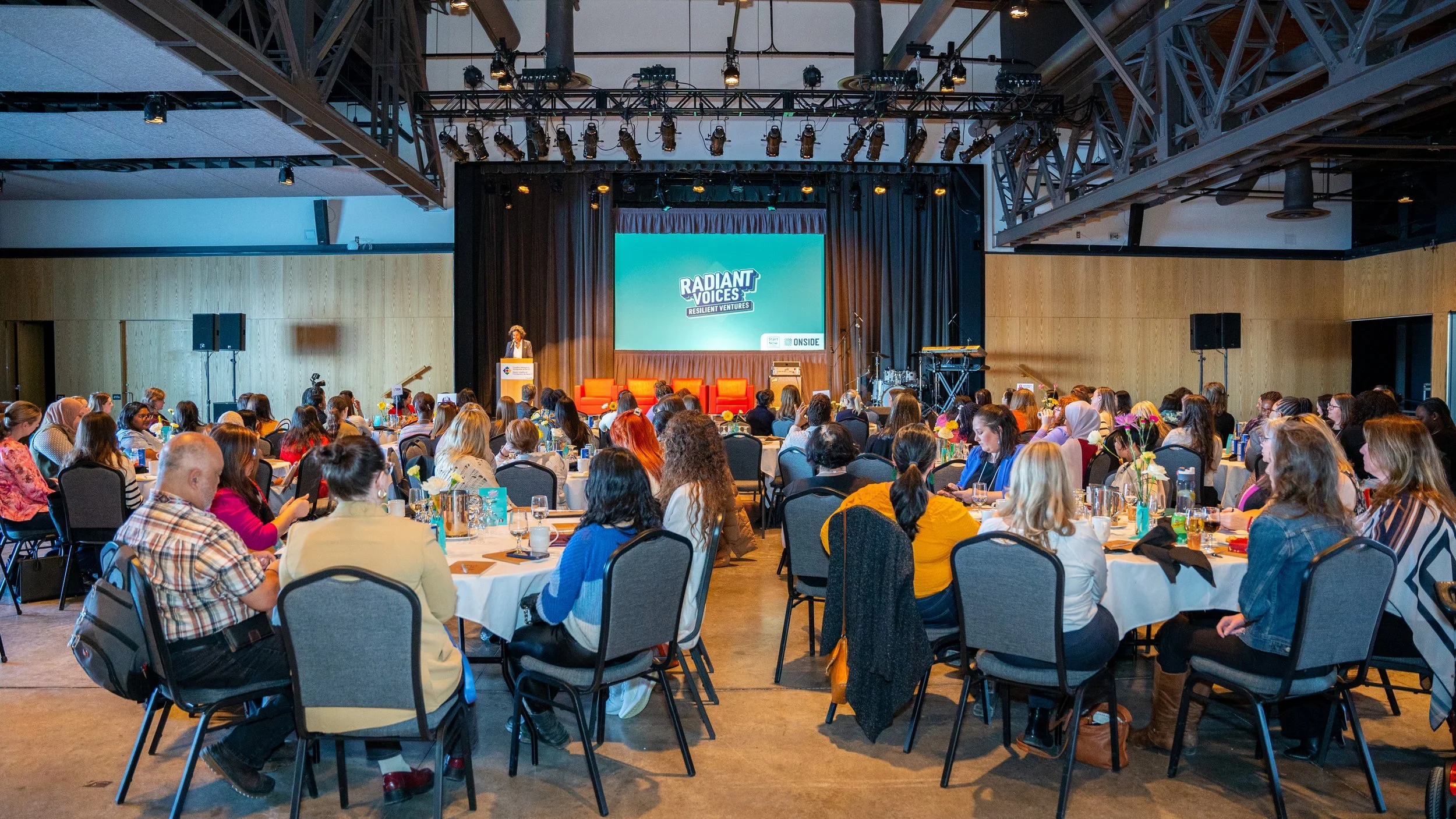 Picture of the audience at Radiant Voices 2025