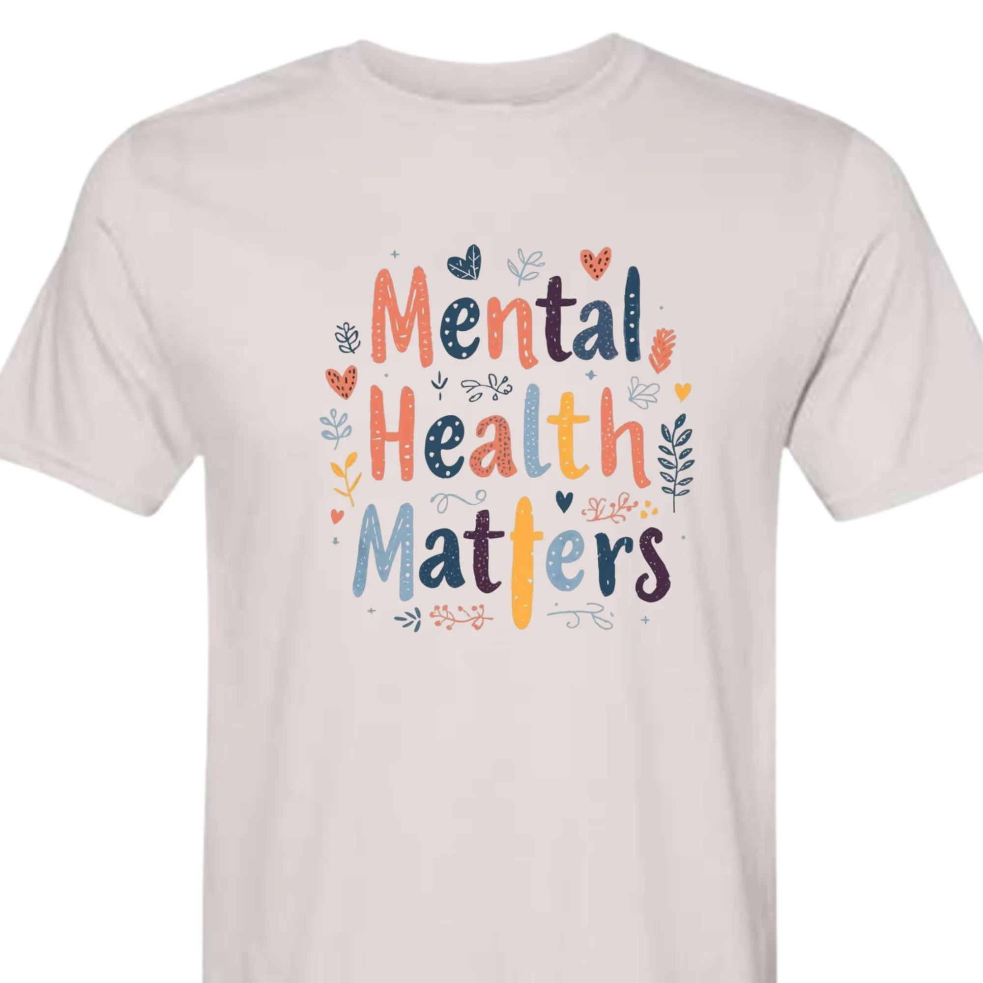 Mental Health Matters Floral T-Shirt