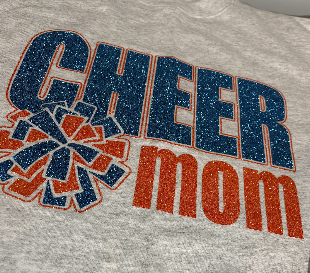 Cheer Mom - GLITTER LOGO