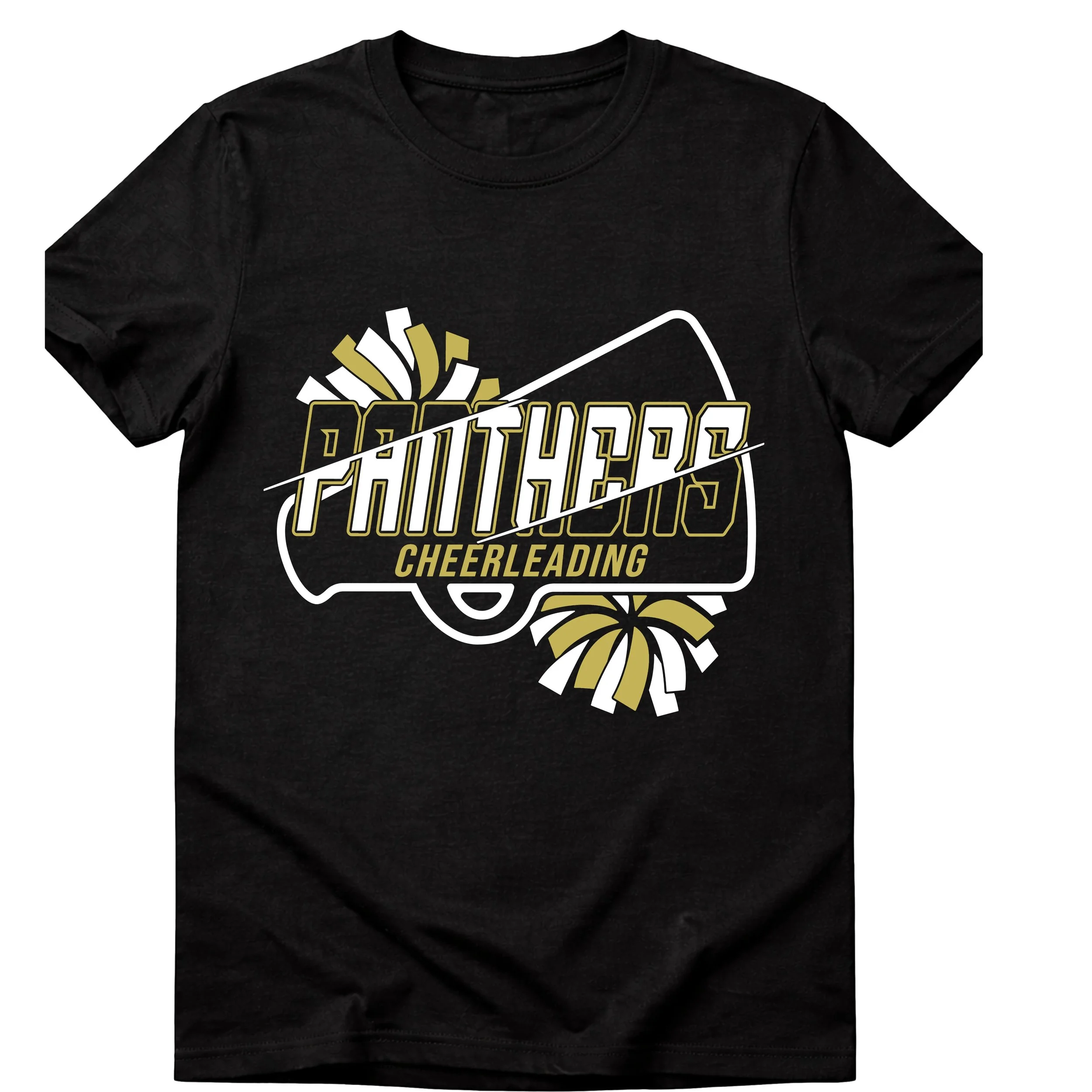 Panther Cheerleading with Megaphone