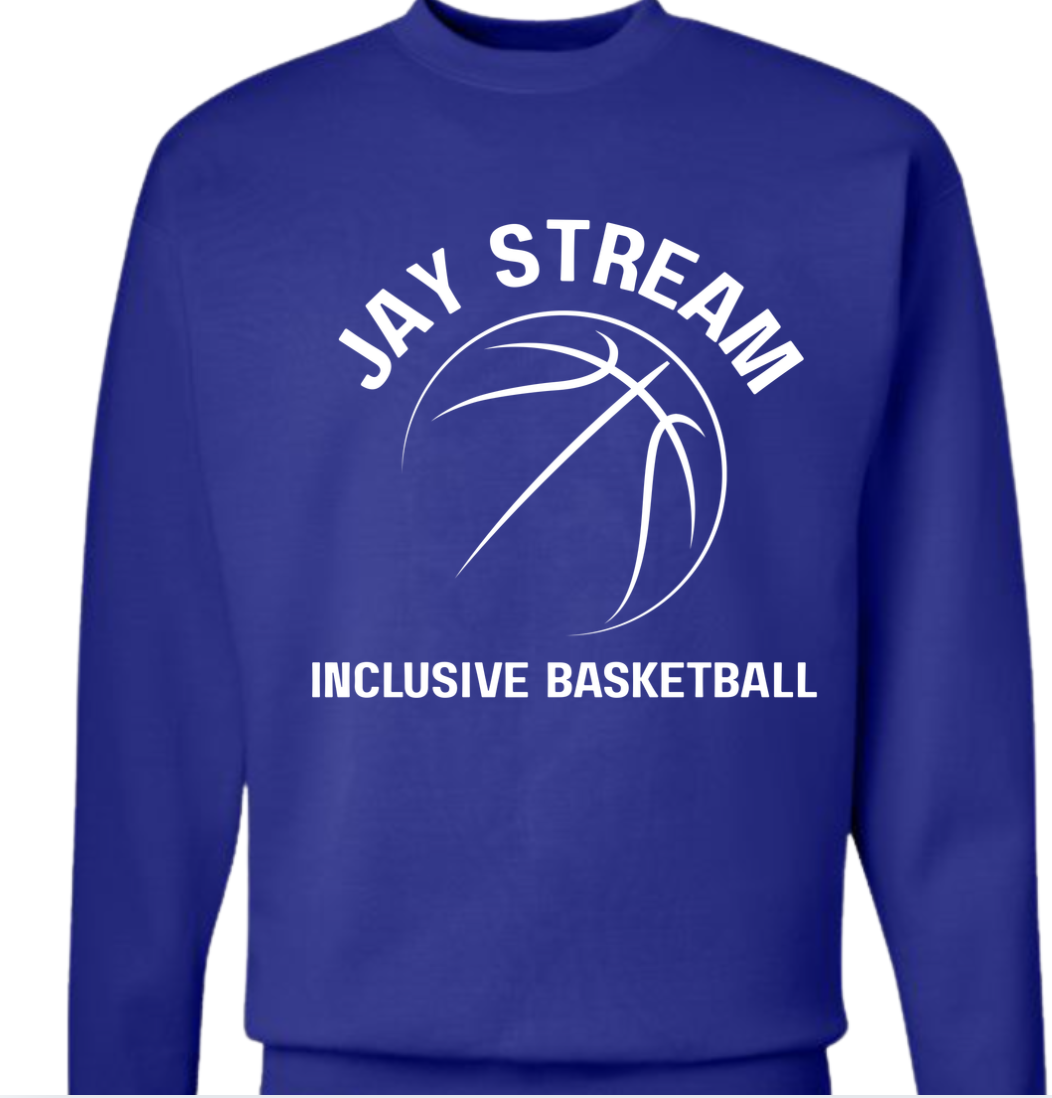 Jay Stream Inclusive Basketball Crewneck Sweatshirt