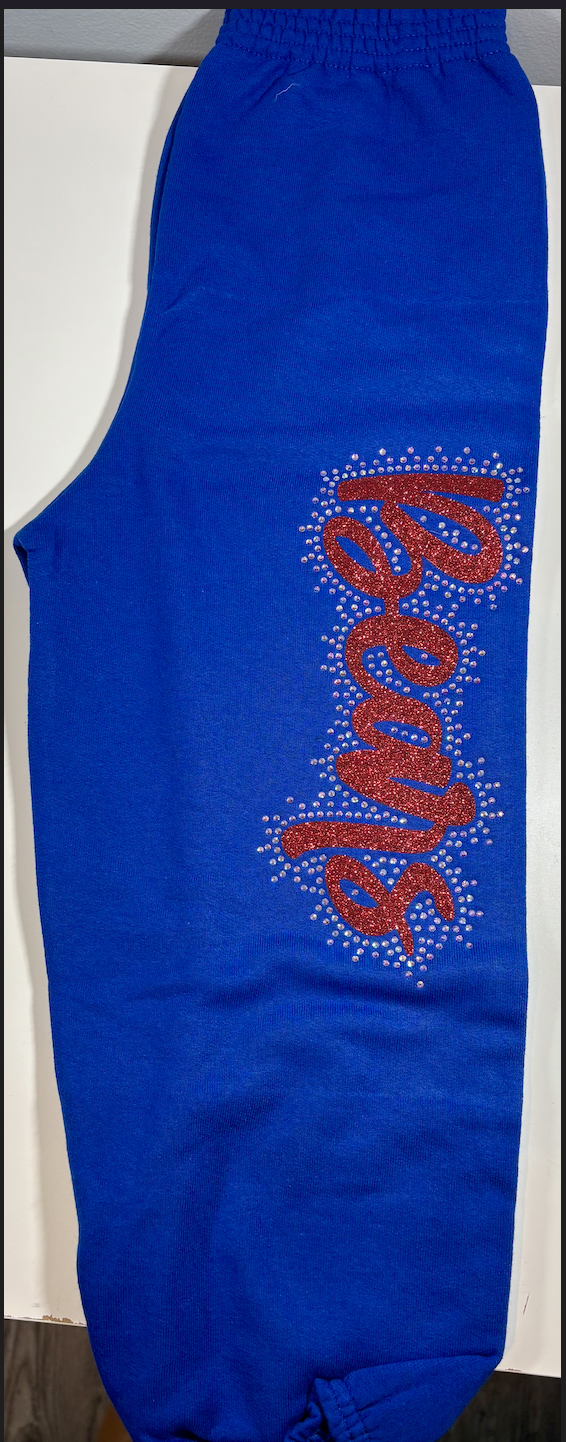 Bears Rhinestone Sweatpants