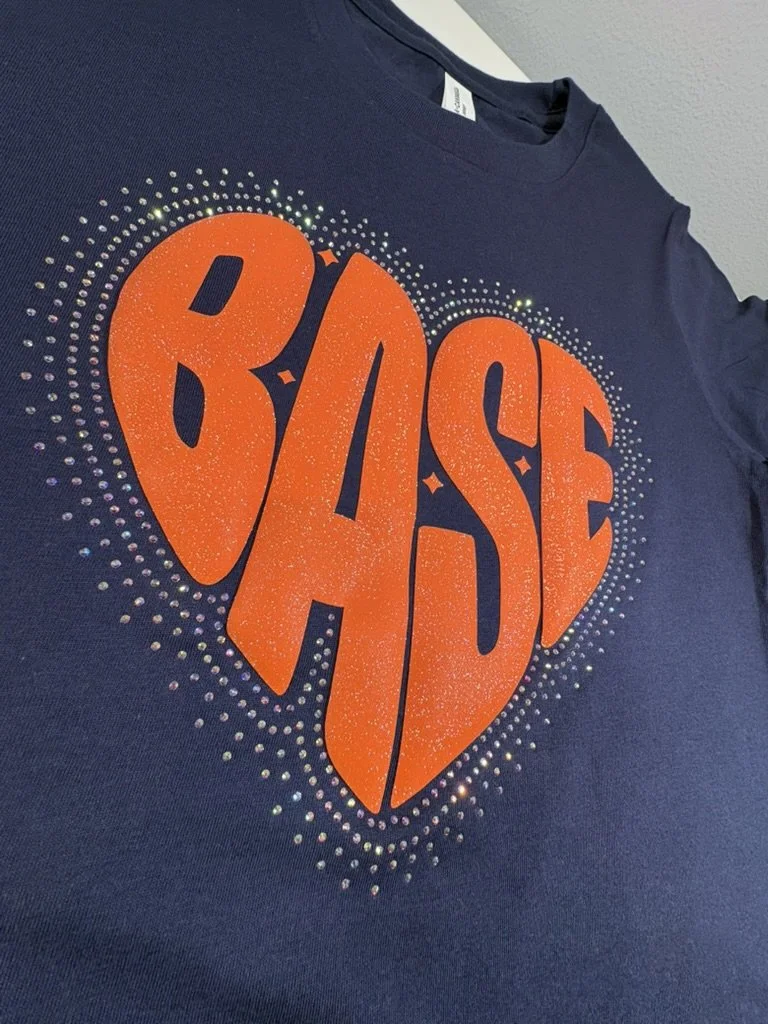 **Base - Puffy Glitter with Rhinestones (Multiple Colors Available)