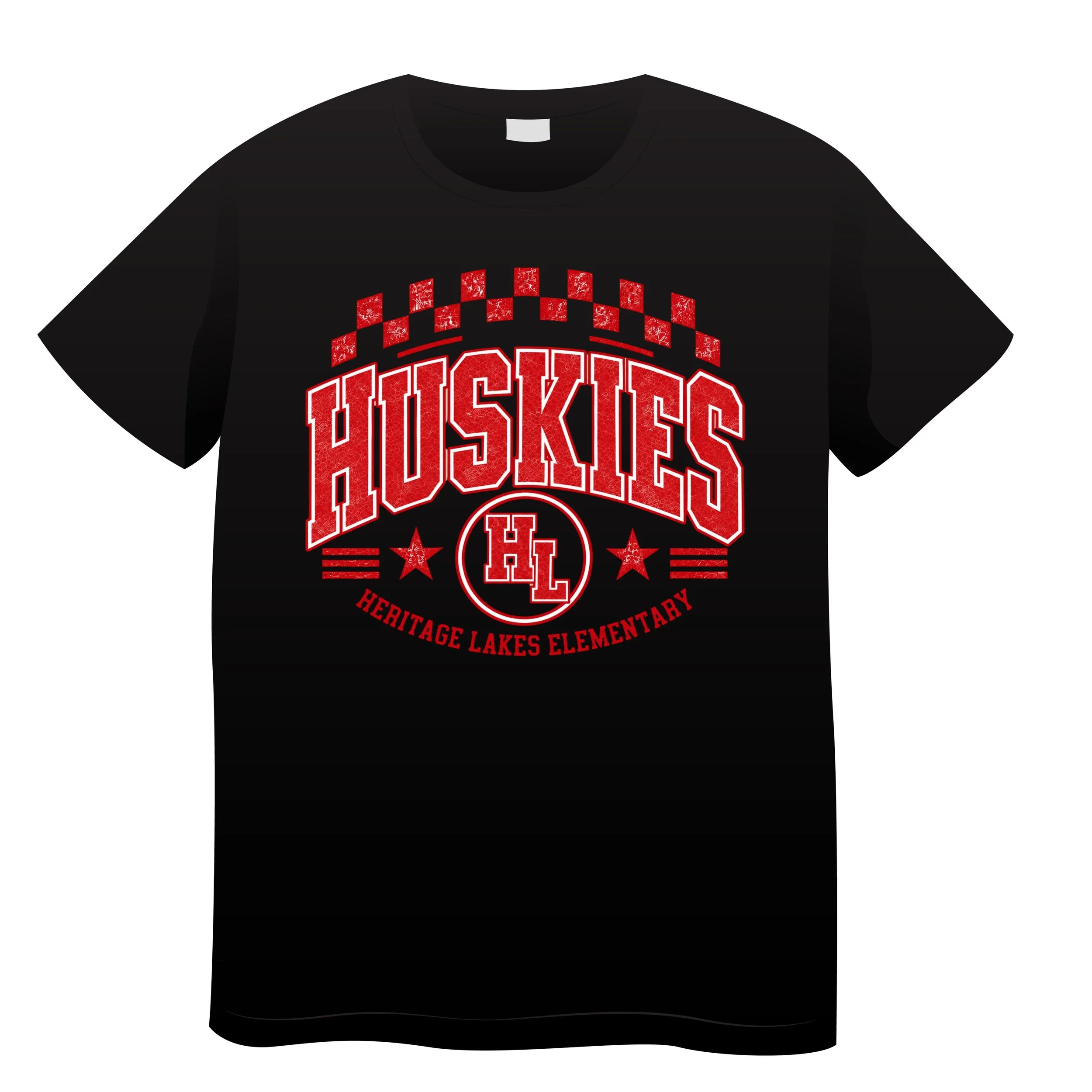 Heritage Lakes - Distressed Checkered Huskies