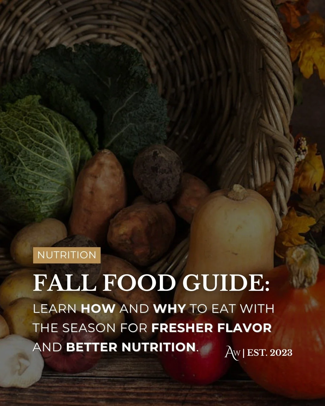 Seasonal eating isn&rsquo;t a trend; it&rsquo;s nature&rsquo;s rhythm. Here&rsquo;s how to make the most of fall&rsquo;s harvest for peak flavor, nutrients, and freshness. Read more at the link in bio.

#EatSeasonally #FallProduce #HealthyEating #Nut