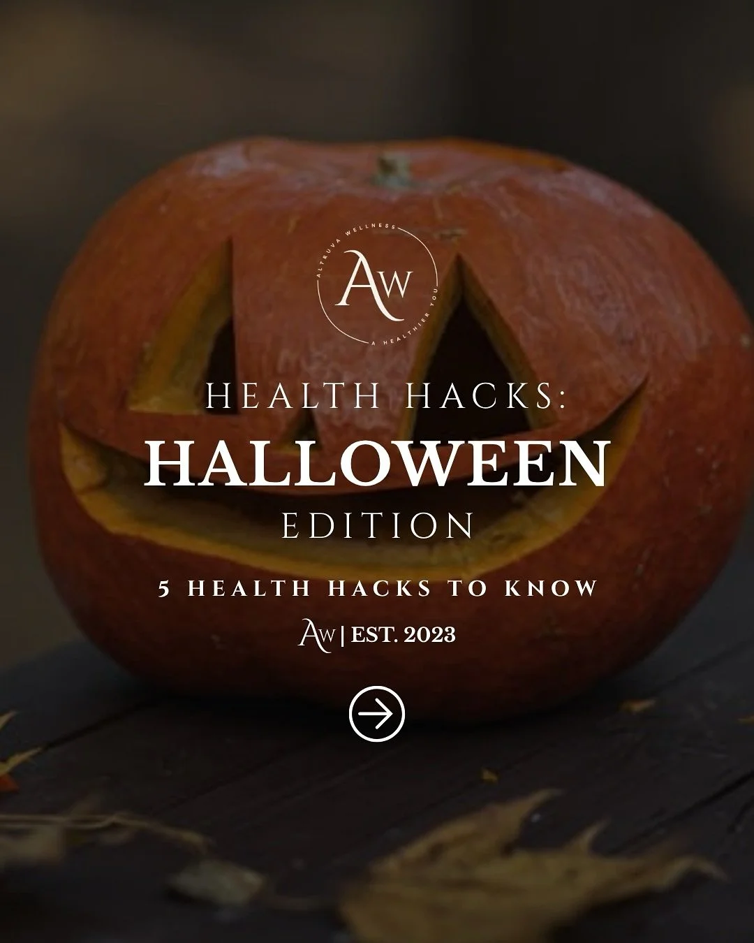 Tricks, treats, and a few health hacks 🎃🍭
Stay safe, stay balanced, and remember, one night won&rsquo;t derail your health! 

#HalloweenHealth #HappyHalloween #WellnessTips #HealthyHabits #MindfulHalloween