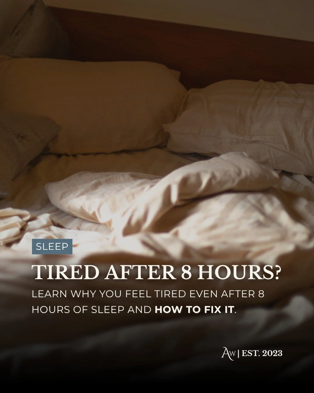 You set your alarm for 8 hours later, you fall asleep on time, and you wake up exactly when planned. But instead of feeling refreshed, you feel drained. 😴💤

Learn why this happens and how to fix it with the article linked in our bio.

#SleepBetter 