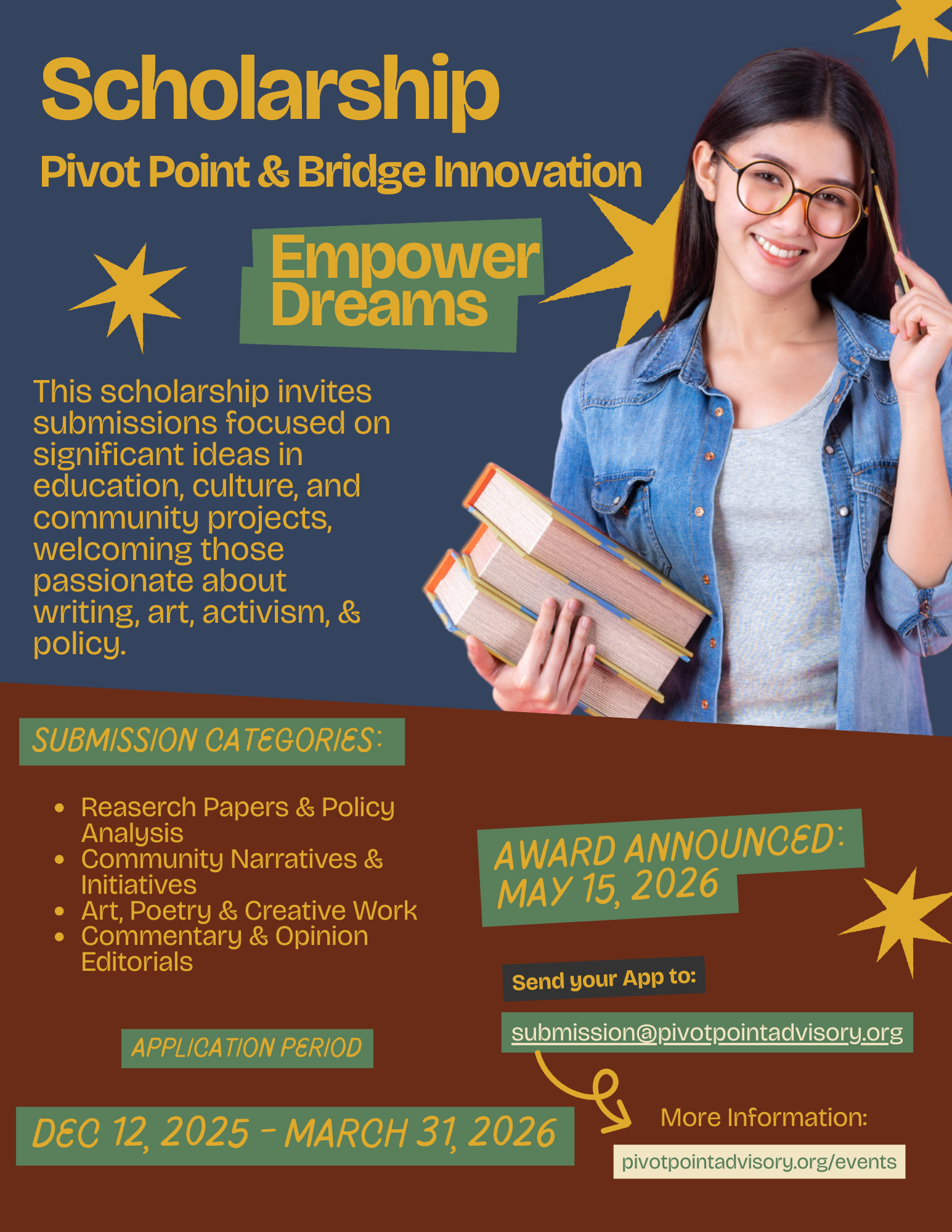 Pivot Point &amp; Bridge Innovation Scholarship + Publishing Call