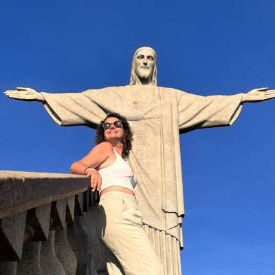Karina at Christ the redeemer.png