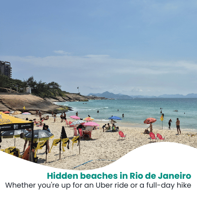 Hidden beaches in Rio de Janeiro: secret beaches worth the effort