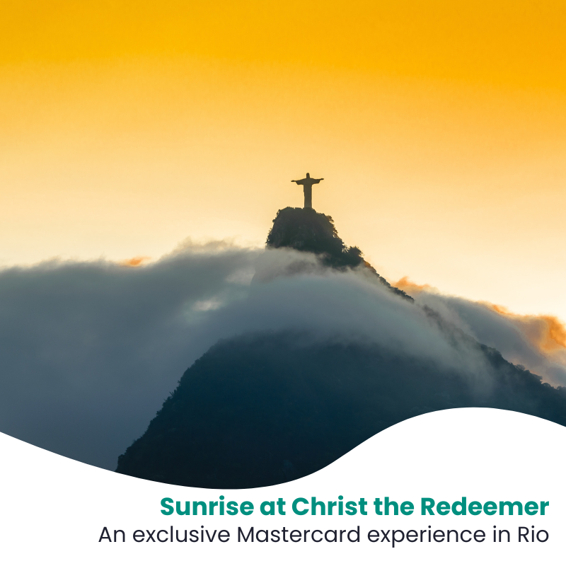Christ the Redeemer sunrise experience: an exclusive Mastercard tour