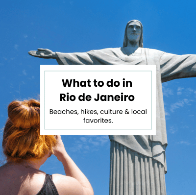 Visitor photographing Christ the Redeemer statue in Rio de Janeiro, one of the city’s top attractions.
