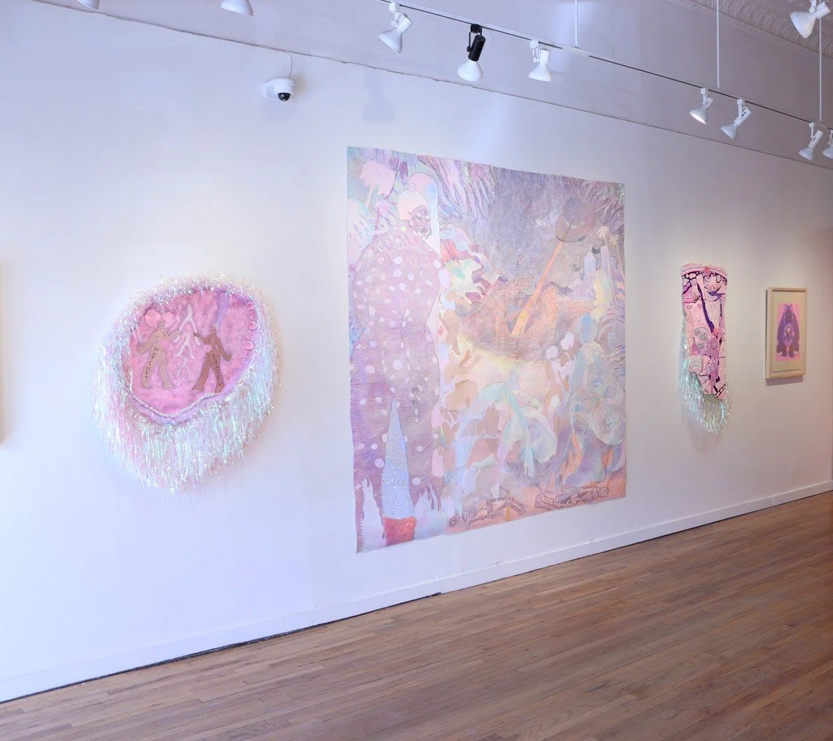 Installation view of ENTER GAME at Hecho a Mano Gallery