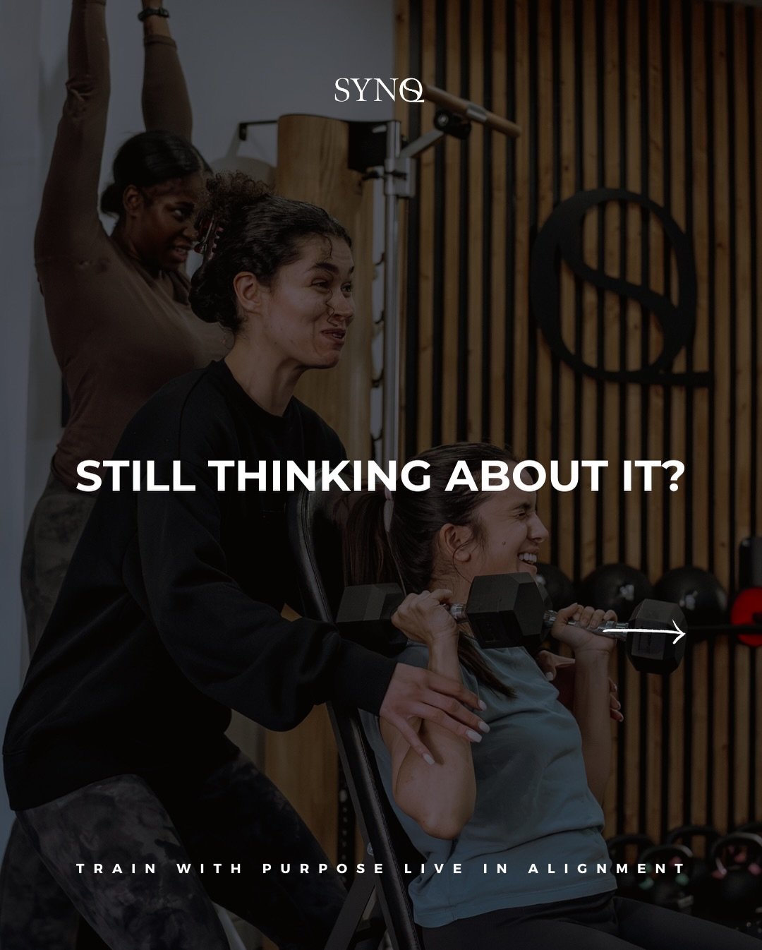 It&rsquo;s your turn - let&rsquo;s get started 🤩

#SYNQ #TrainWithPurposeLiveInAlignment