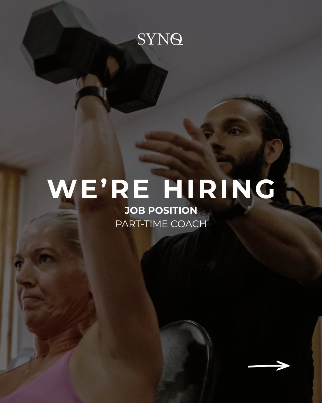 We&rsquo;re looking for coaches to join the SYNQ team🤩

You should genuinely care about coaching, enjoy building relationships, willing to learn and strive to continually improve your craft.

If this sounds like you, follow the steps on slide 2 and 