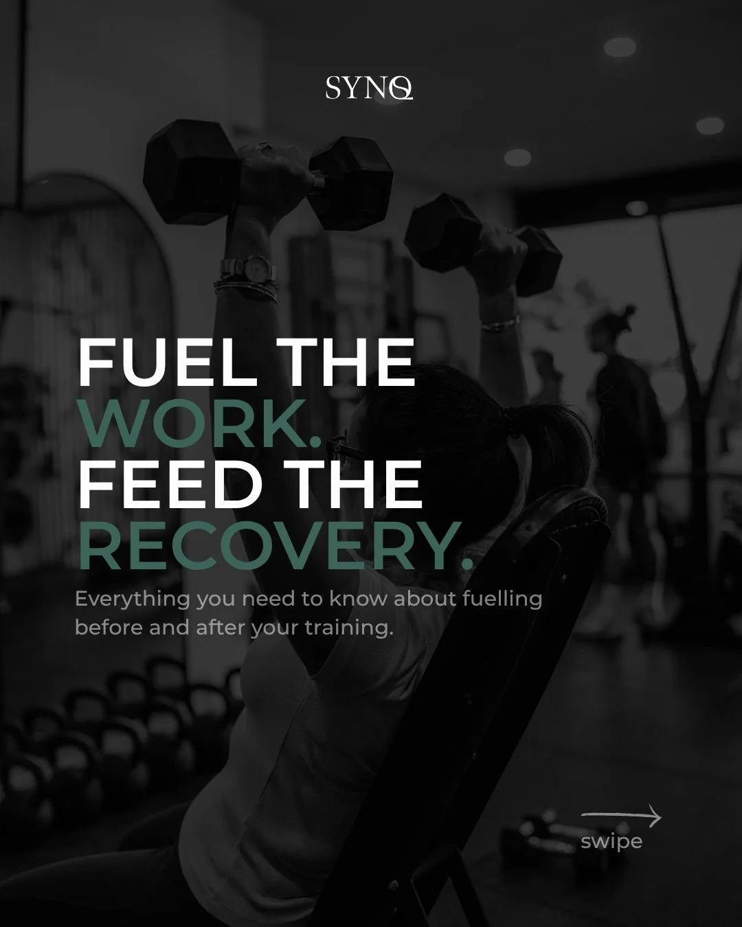 Fuel the work, feed the recovery 🎯

Save this for your next session 🙌

#SYNQ