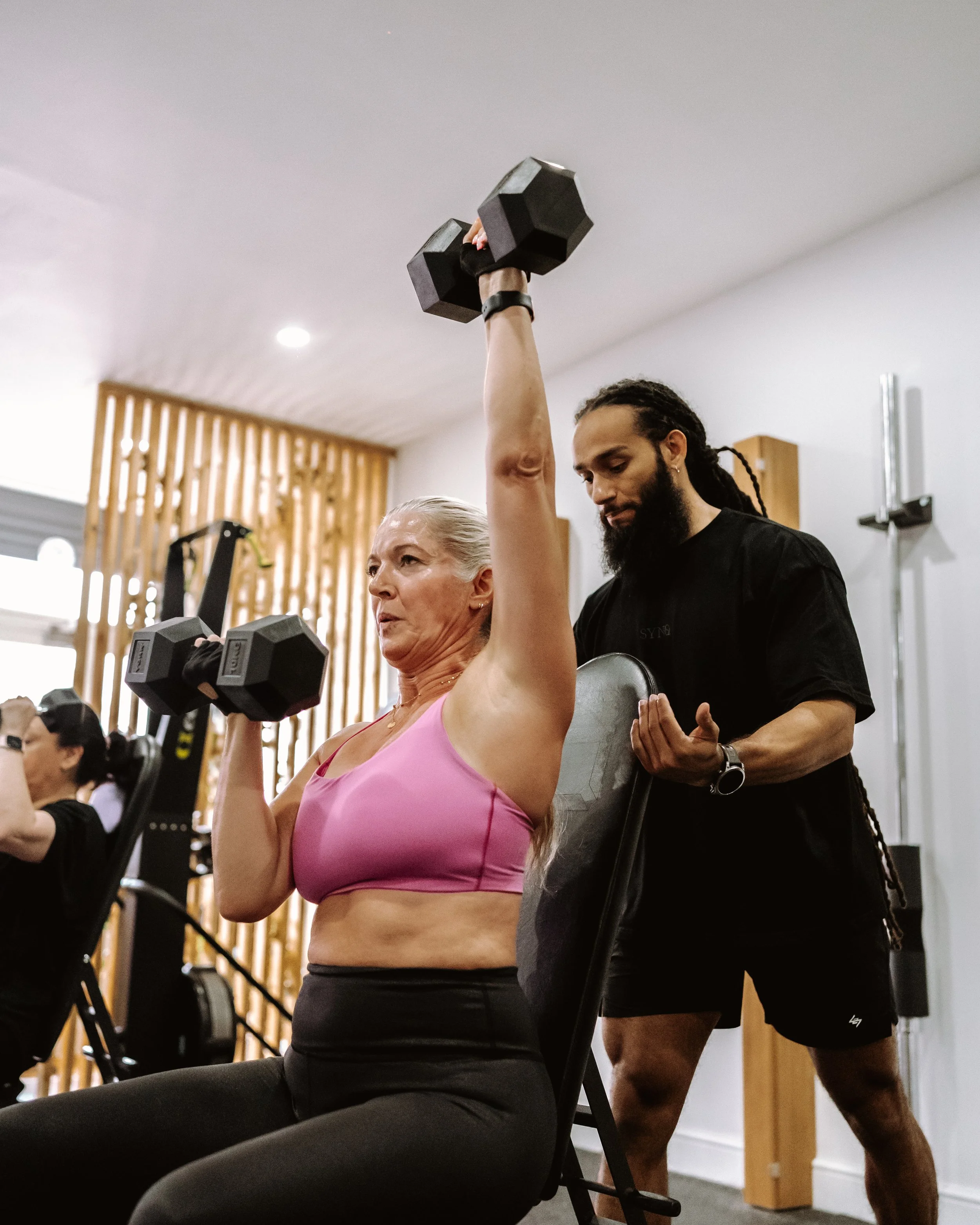 SYNQ Studios offers hands-on coaching, support and accountability in and outside sessions.