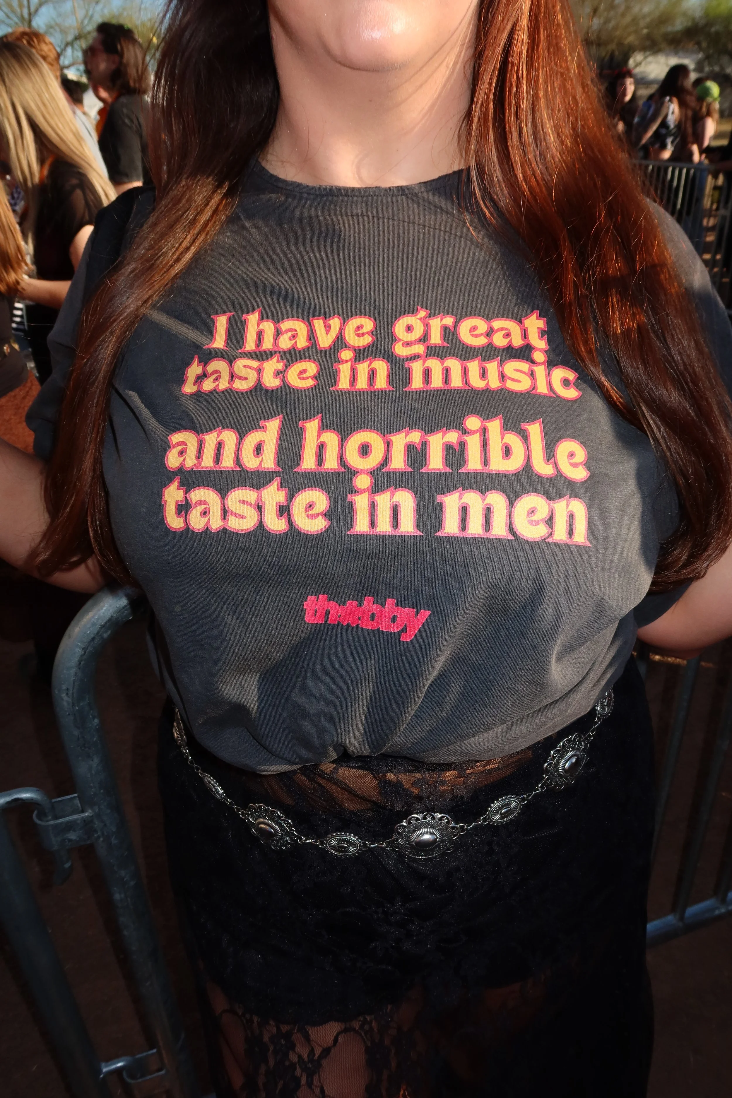 i have horrible taste (in men) tee