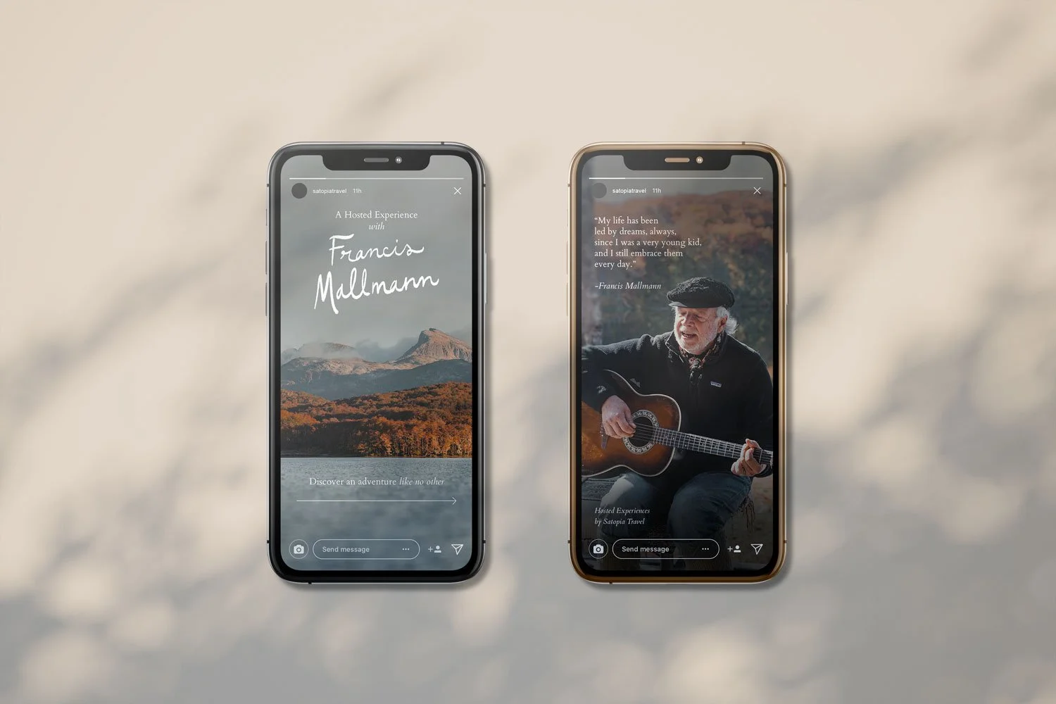 Francis Mallmann Hosted Experience Instagram Stories