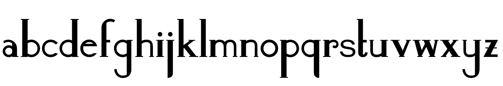 After changing the overall weight of the typeface