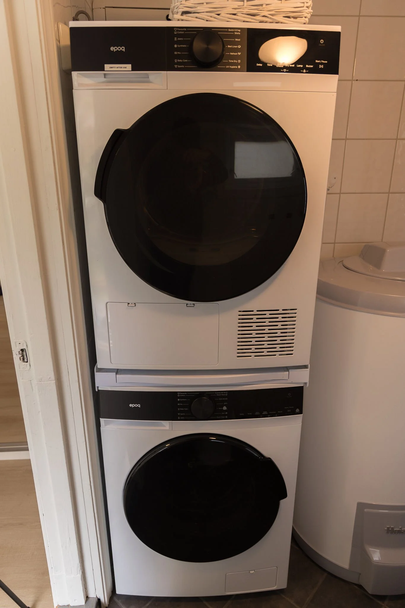 Vaskemaskin og tørketrommel 