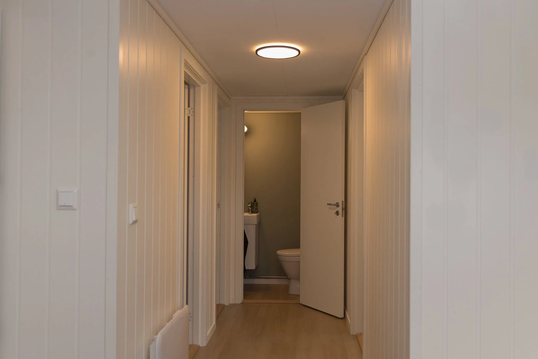 Gang til sov 1, 2, 3 og toalettrom 