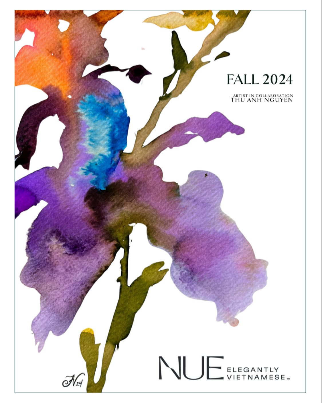 Purple Iris
2024
Watercolor, ink on paper