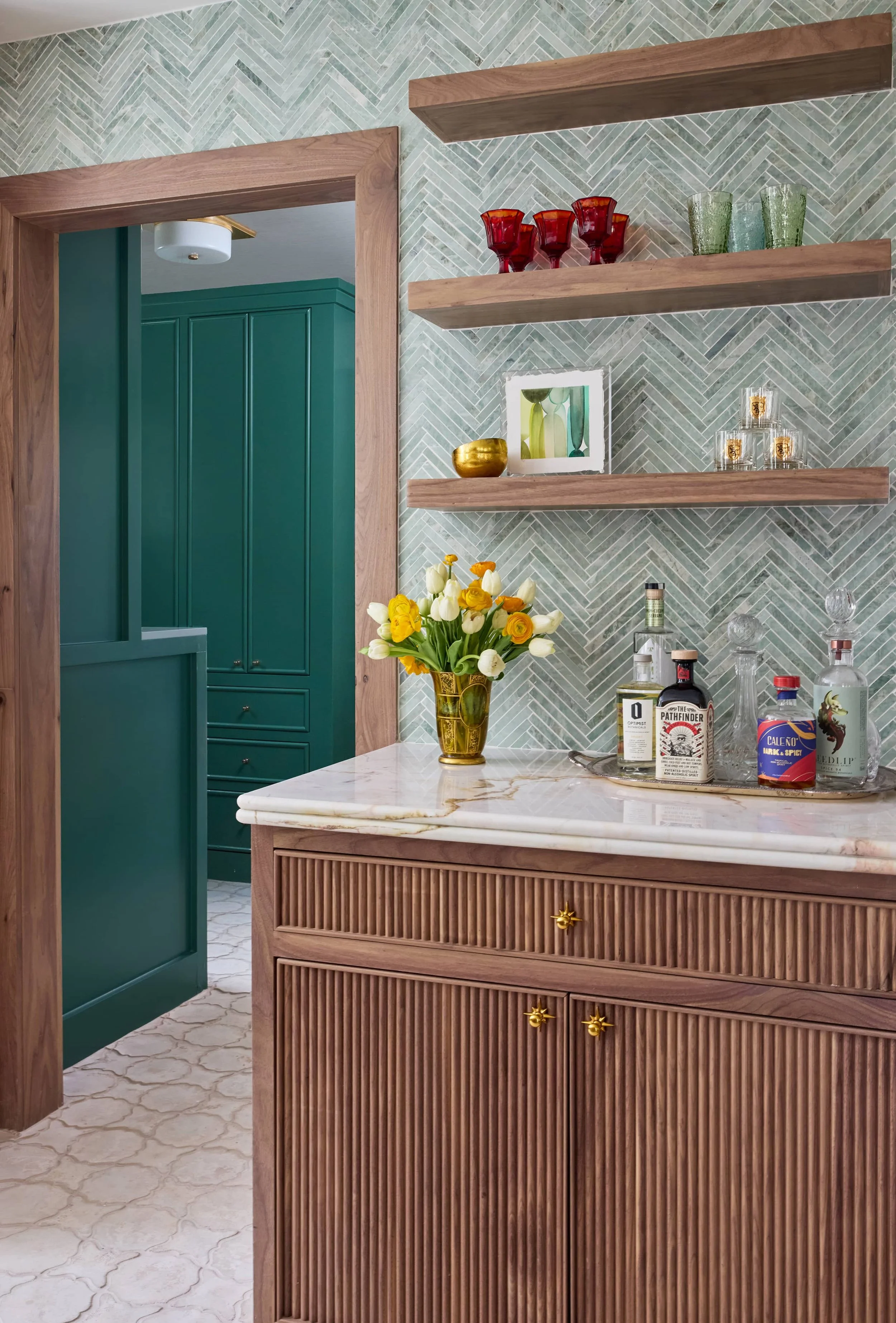 Mooremeadow Bar Green Marble Mosaic Bar w Laundry View.jpg