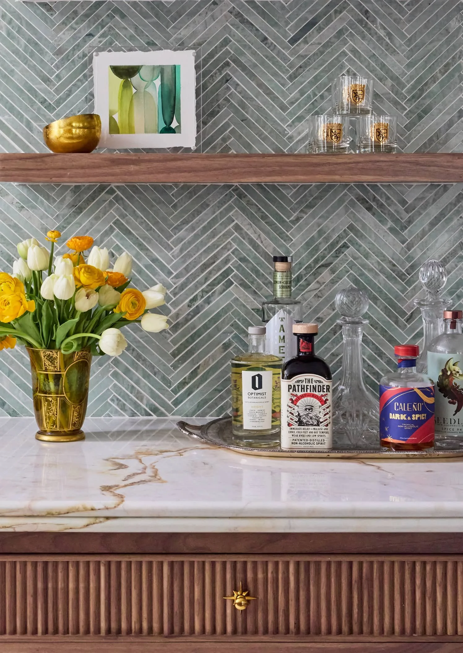 Mooremeadow Bar Full Front Closeup Green Marble Mosaic Bar.jpg