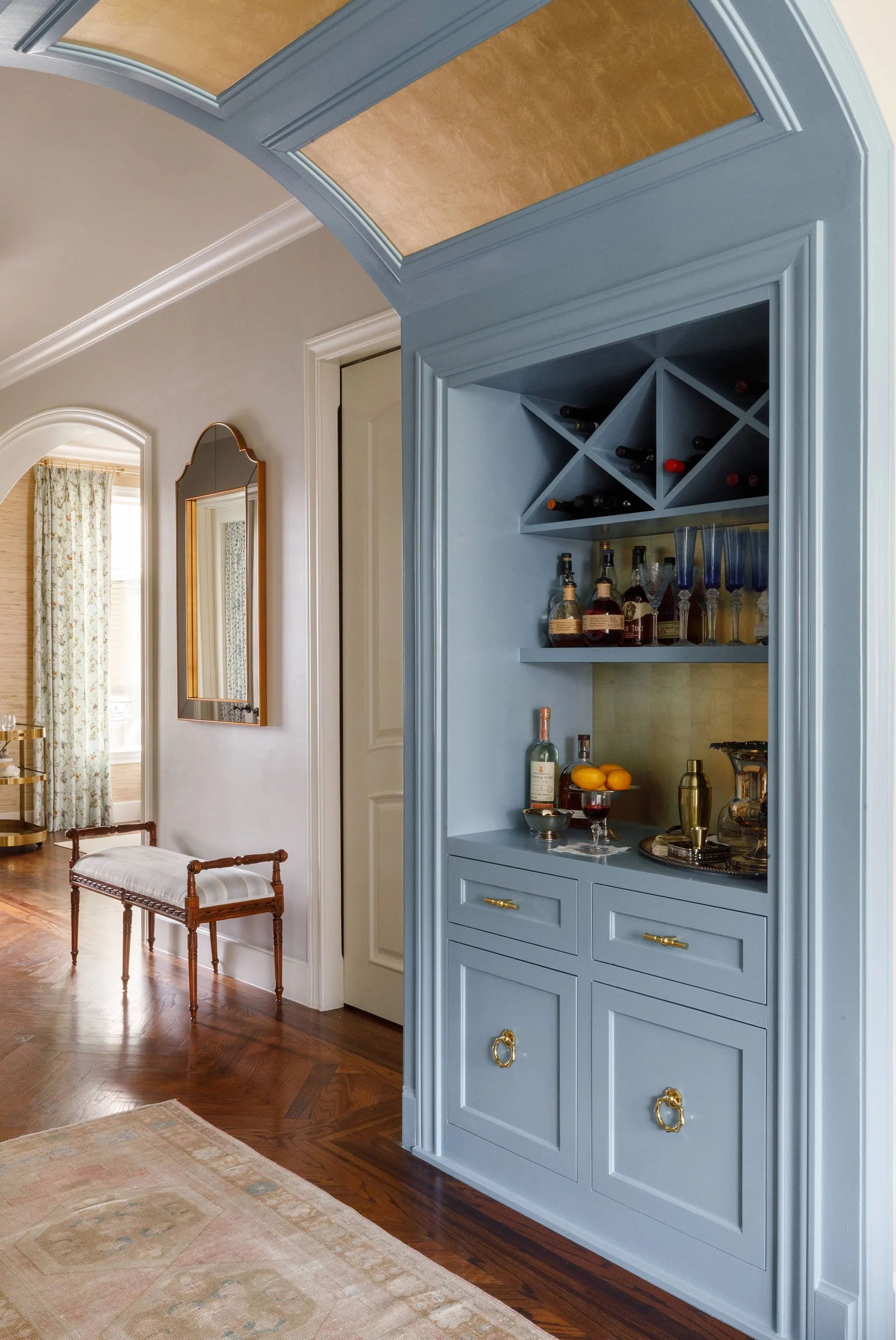 Olympia Helander Gold and Blue Arch Bar Angle View.jpg