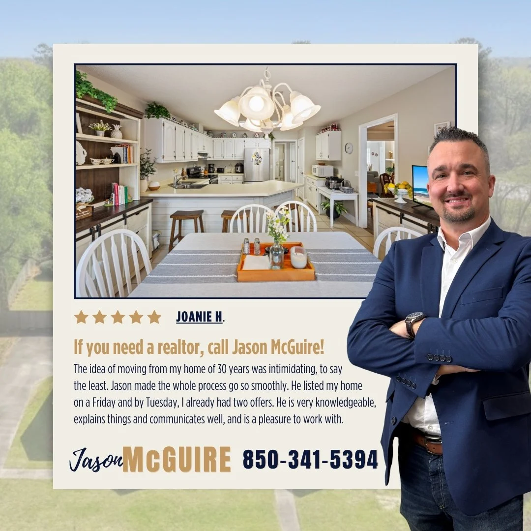 Joanie sold her home of 30 years in Pace, with Jason she found knowledge, communication, and a quick sale.