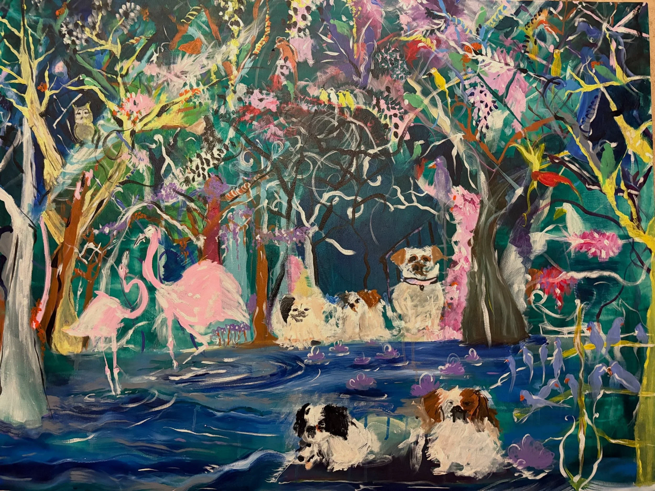 Paw Part-ay by the Lagoon 🩵
2.5 x 3 ft