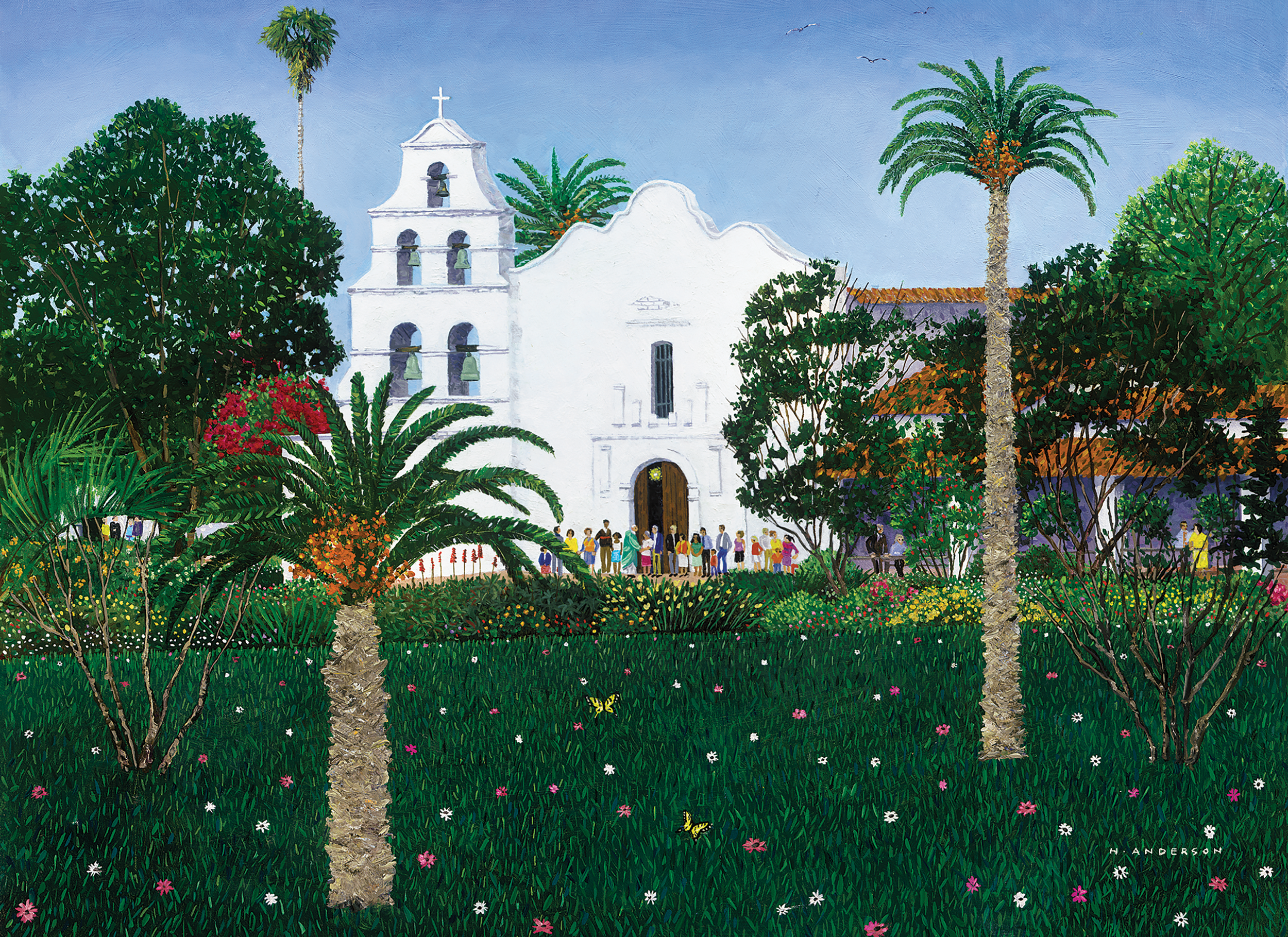 Mass at the Mission San Diego