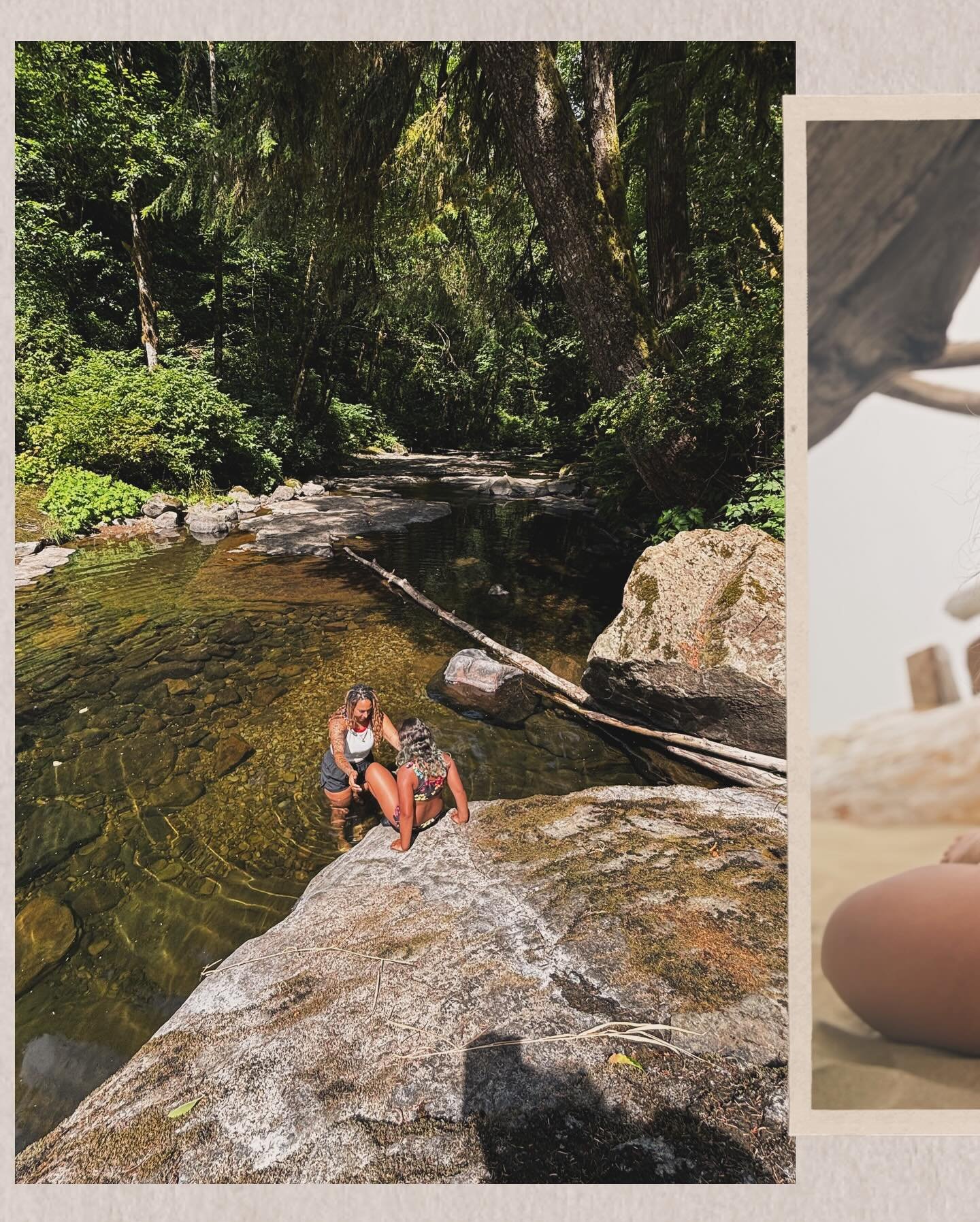 July, you were a whole story.
🪼🌊☀️🌳🎨📚❤️💚
From driftwood forts and giant jellyfish&hellip;
to barefoot hikes, watercolor constellations, great reads, and quiet forest waterfalls&mdash;
this month reminded me that slowness is sacred. 

I&rsquo;m 