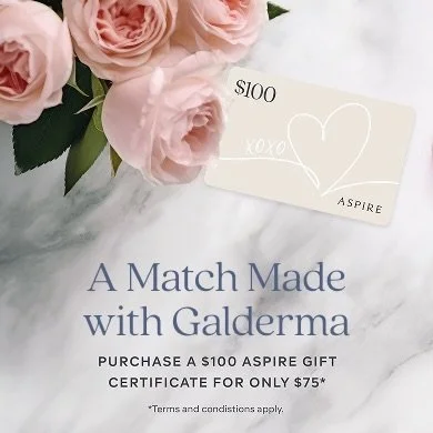 February 11!!! It&rsquo;s time to share the love this Valetine&rsquo;s Day with a treat for yourself or someone special! Starting 2/11 at 9am, purchase a $100 ASPIRE Gift Certificate for only $75 for a limited time.  Aspire Gift Certificates can be u