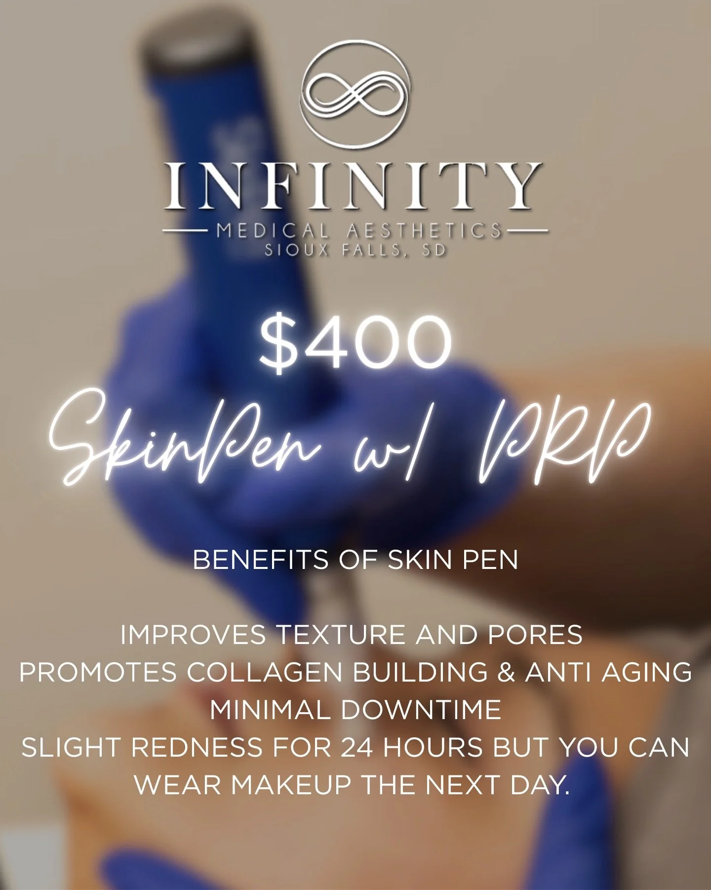 $400 SkinPen + PRP during the month of March✨ If you&rsquo;ve been wanting smoother texture, smaller-looking pores, and that fresh collagen glow&hellip; this is your sign.

SkinPen with PRP helps:
&bull; Improve skin texture
&bull; Minimize the appea