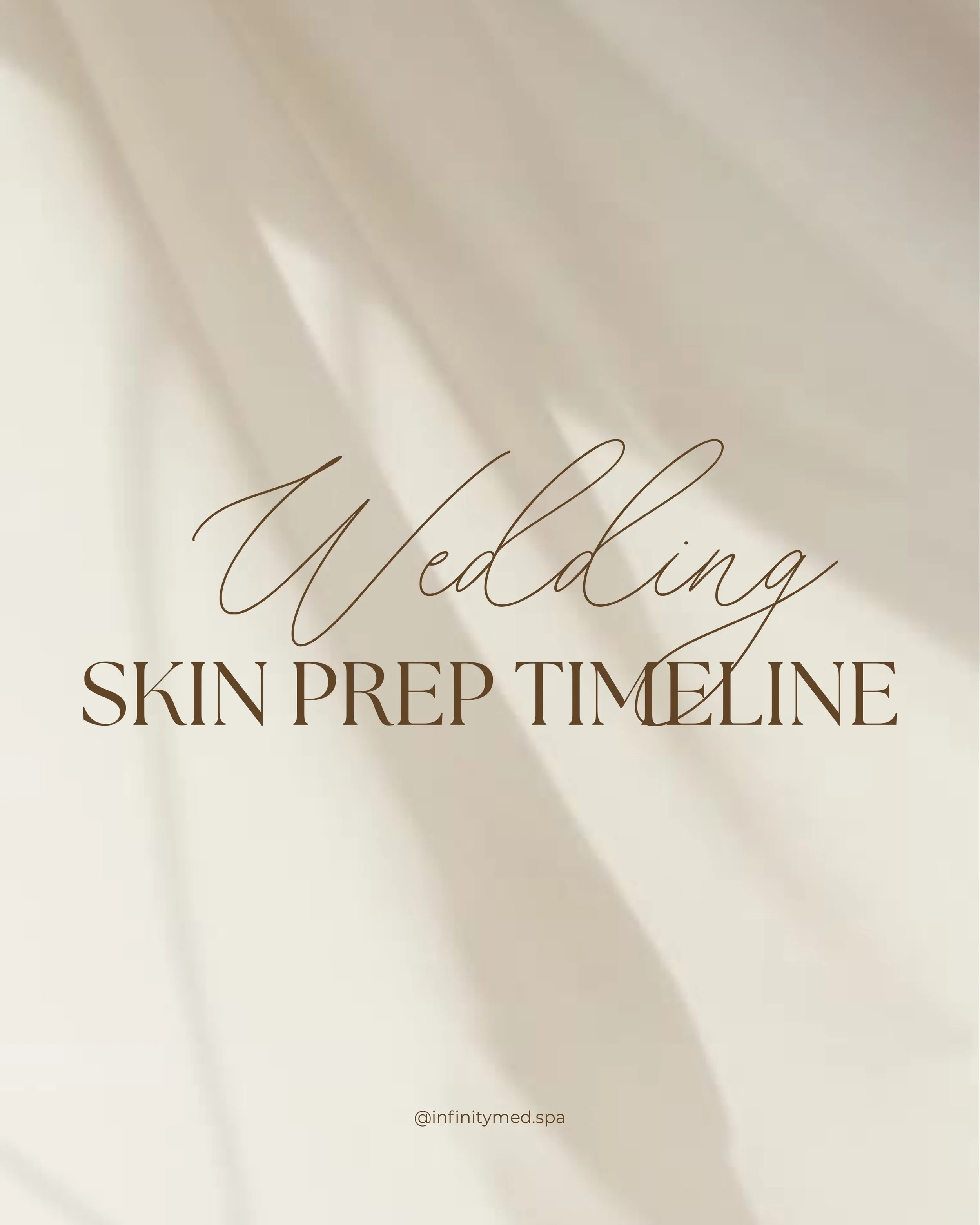 Brides, this one is for you!💍 Your wedding prep timeline matters more than you think when it comes to achieving natural, glowing results for your big day. From Botox and filler to laser treatments and your final Diamond Glow, planning ahead makes al