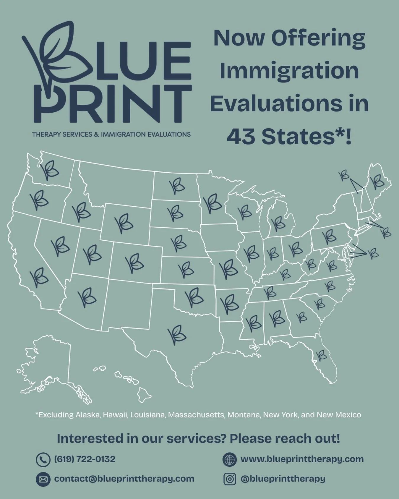 Blueprint Therapy continues to grow 🙏🏻🤍 #immigration #immigrationevaluations #therapy #evaluacionespsicol&oacute;gicas #inmigracion