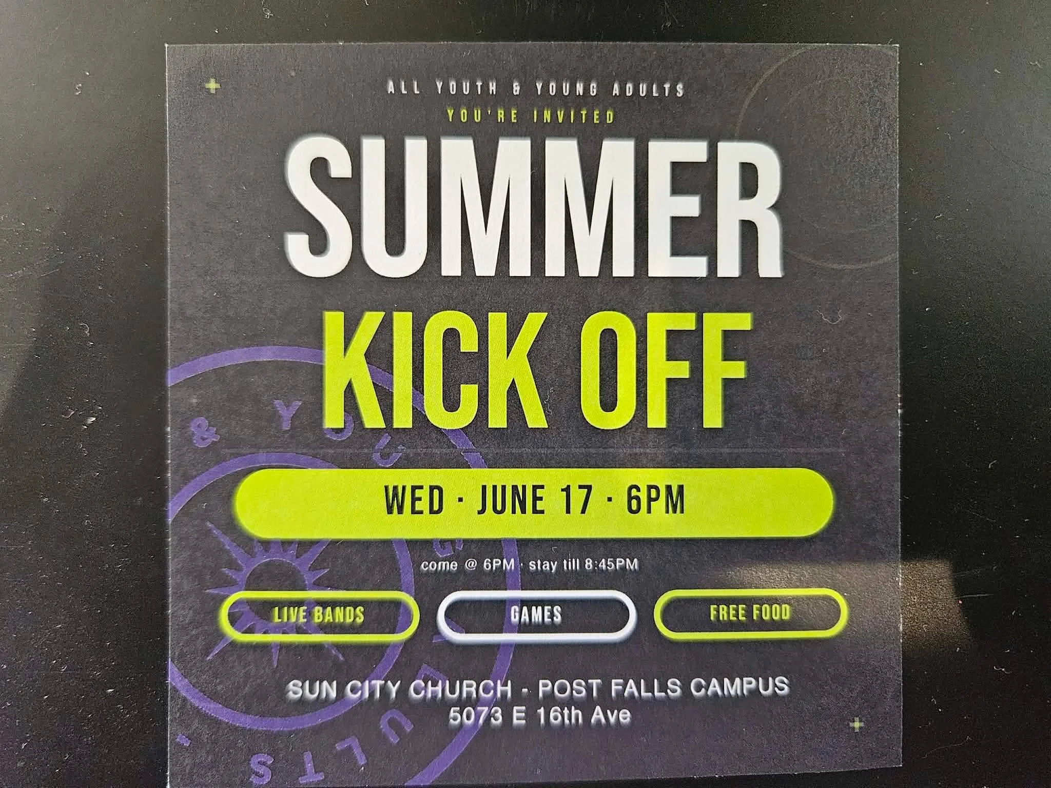 Sun City Summer Kick Off Poster