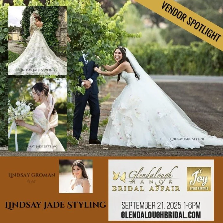 🎟 REGISTER FREE NOW &rarr; GlendaloughBridal.com
🔥 Vendor Spotlight: Lindsay Jade Styling &ndash; Expert Bridal Fashion Guidance for Your Dream Day 👗✨
📍 Come meet Lindsay at Booth Space #23

Hey friends! Feeling overwhelmed with all the wedding g