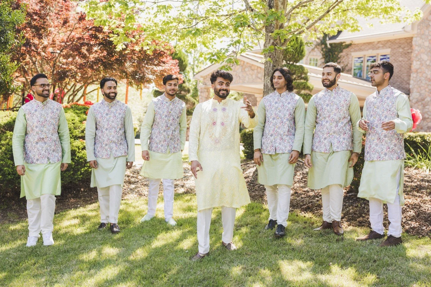 Every groom deserves a moment like this. 🤍🌿

St. Kevin's Garden at Glendalough Manor give your wedding party the perfect canvas &mdash; no matter your style, 
your culture, or your vision.

📍 Tyrone, GA | Near Atlanta &amp; Newnan
🔗 Schedule your