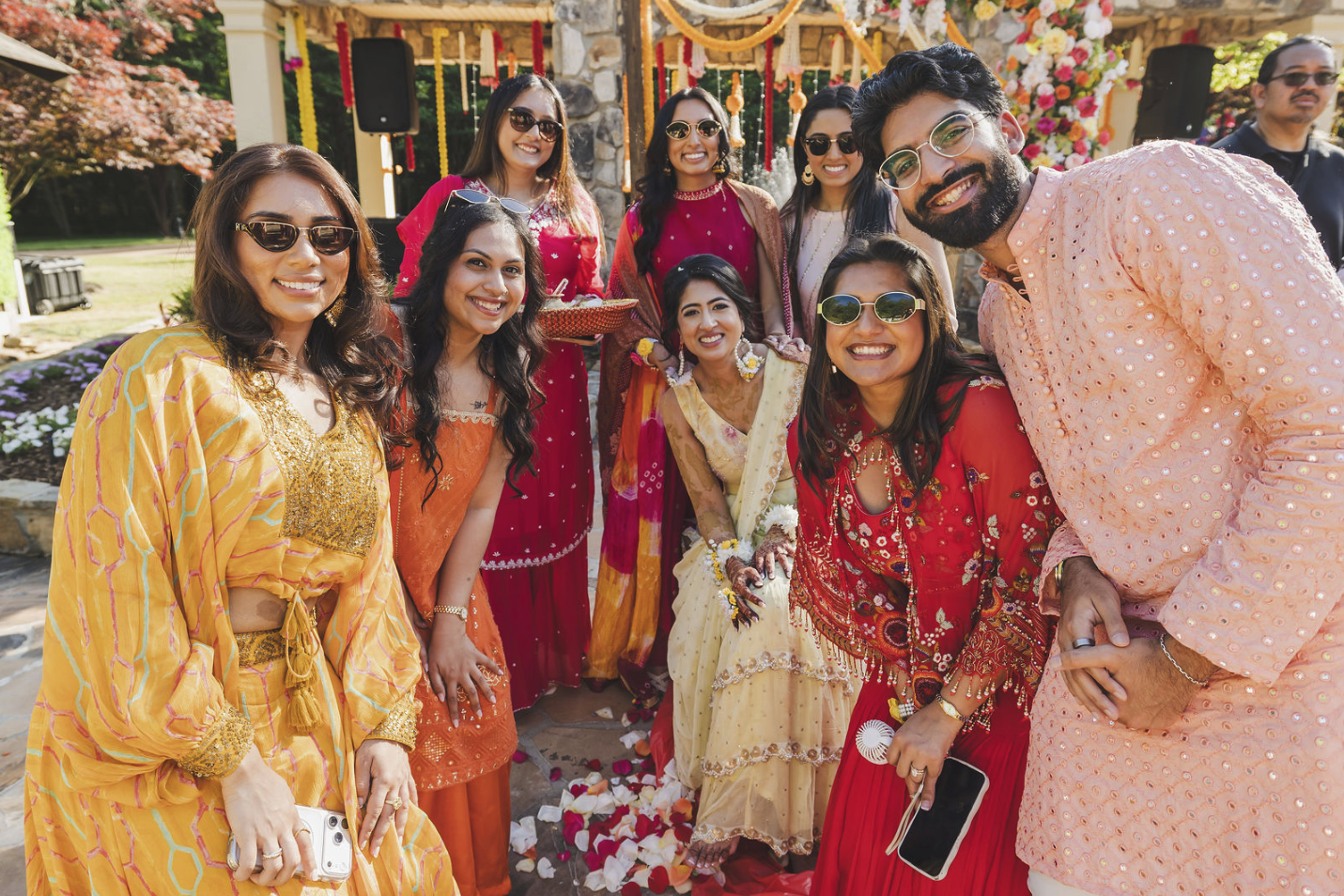 Indian Wedding Indoor Outdoor Glendalough Manor Wedding Venue Near Atlanta