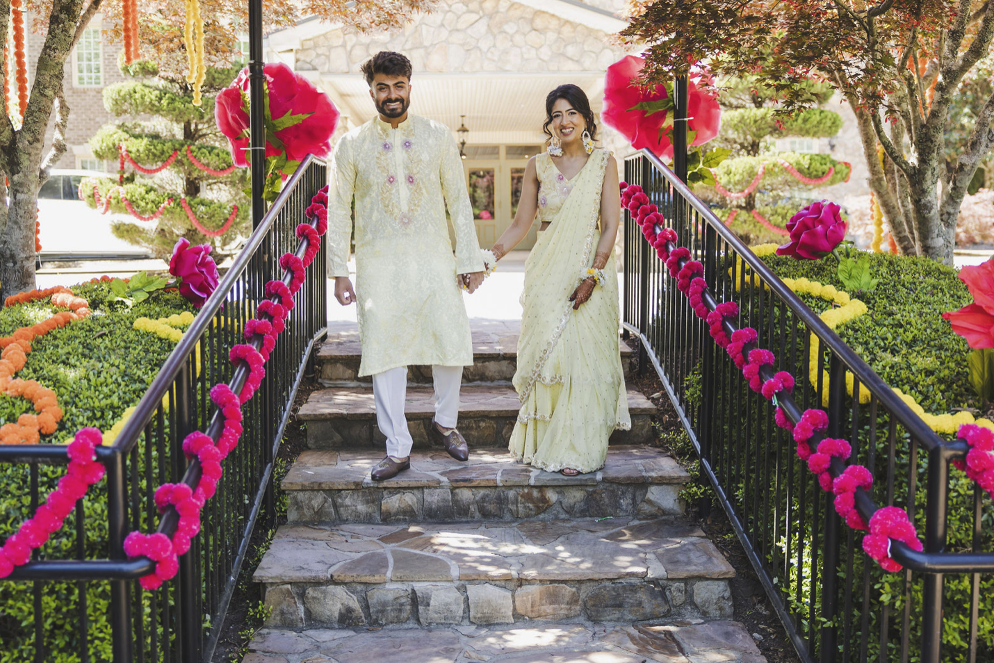 Indian Wedding Indoor Outdoor Glendalough Manor Wedding Venue Near Atlanta