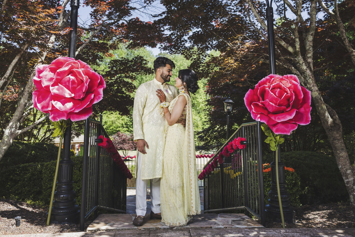 Indian Wedding Indoor Outdoor Glendalough Manor Wedding Venue Near Atlanta
