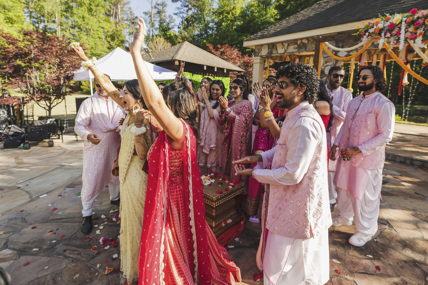 Indian Wedding Indoor Outdoor Glendalough Manor Wedding Venue Near Atlanta