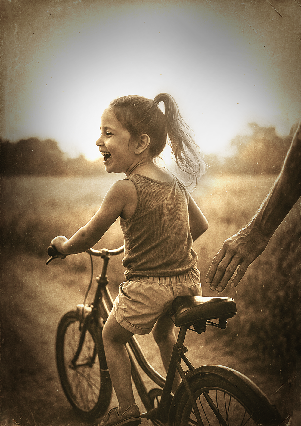 Bicicleta de fata