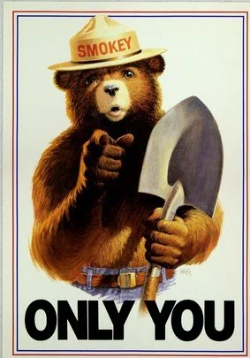 Smokey BearVisits Oliver Springs Library