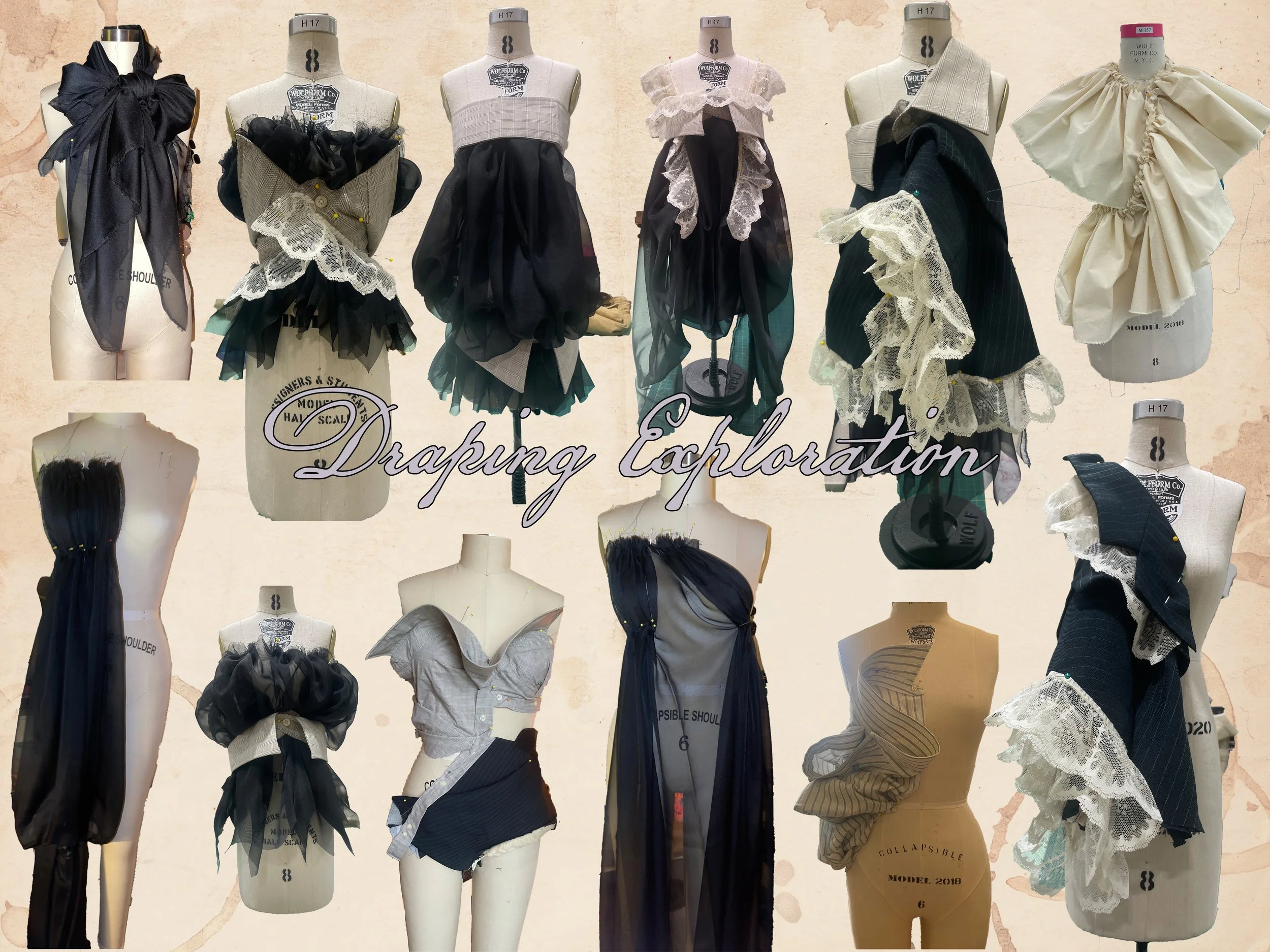 Silhouette Draping Exploration