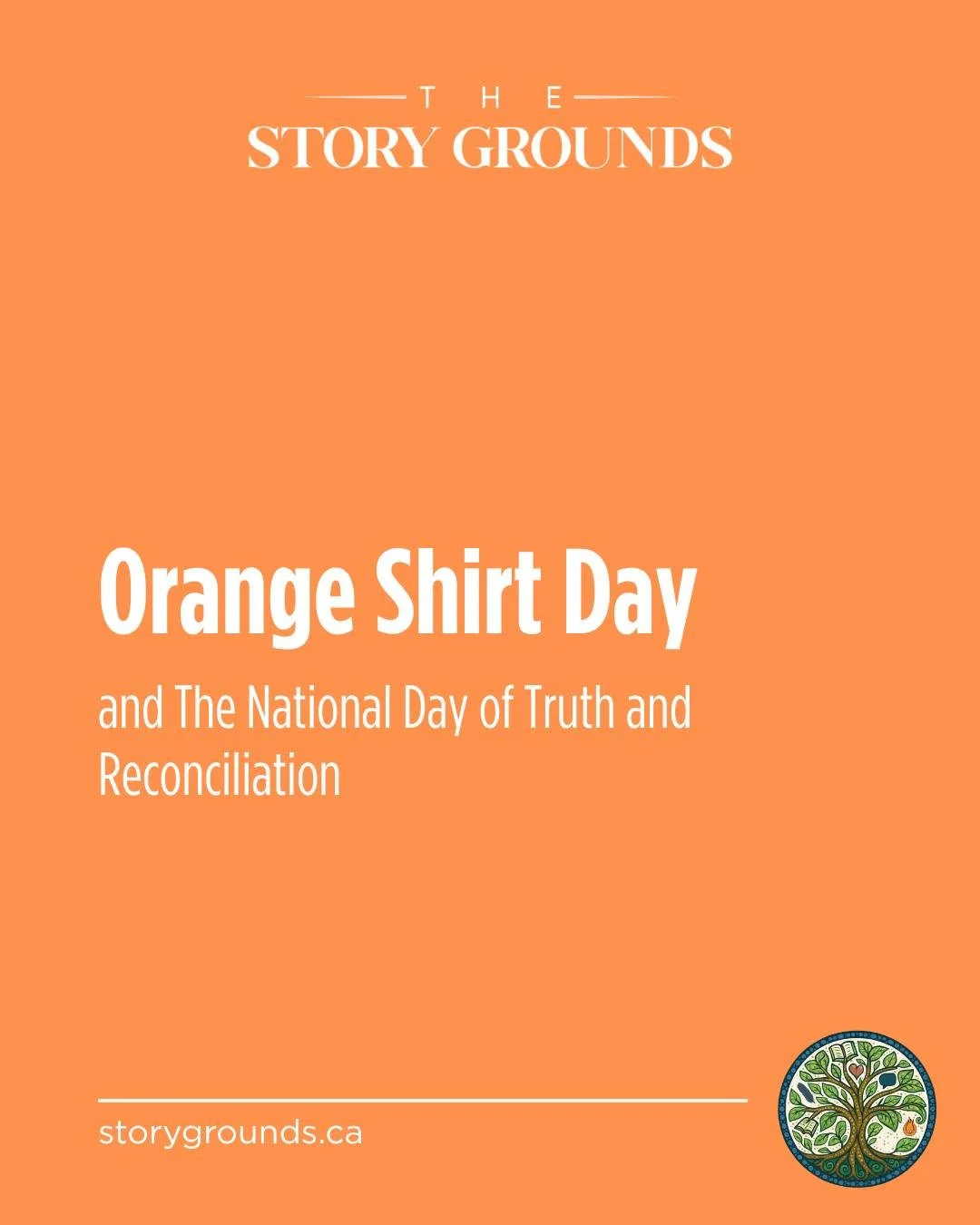 Stories matter. They heal, teach, honour, and connect. 🧡 #OrangeShirtDay #EveryChildMatters #IndigenousRights #TruthAndReconciliation #HonorTheirStories #HealingThroughStories #SupportIndigenousVoices